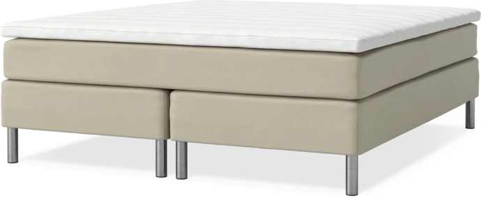 Roma Family, Kontinentalsäng, dubbelsäng med bäddmadrass och sängben, B 160-180