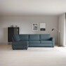 Friday - 2,5-sits soffa med divan vänster - Blå