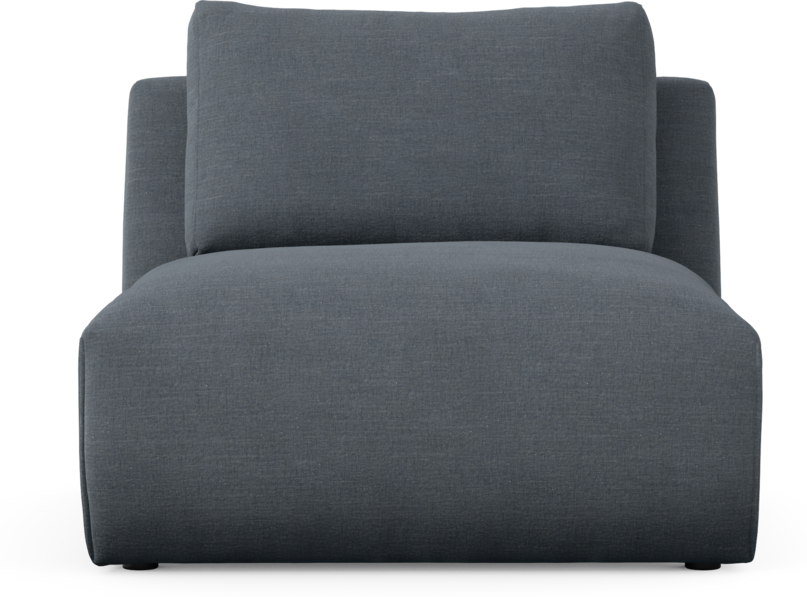 Free - 1,5-sits utan armstöd - Blå