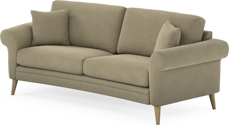 Eden - 2,5-sits soffa svängd - Beige