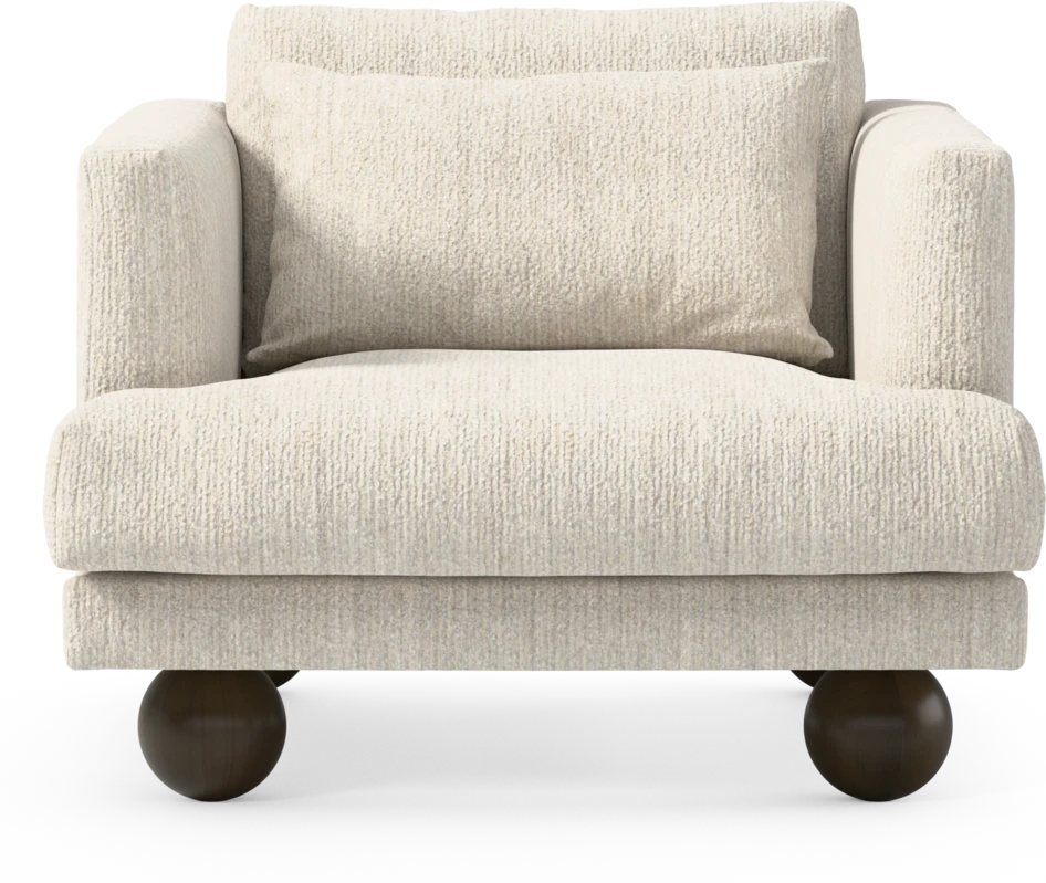 Harper - Fåtölj, 75 cm - Vit