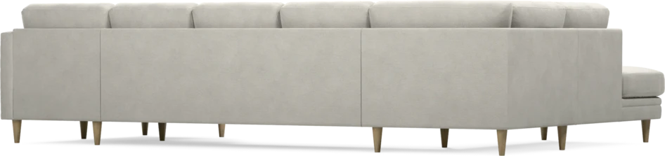 Eden - 3-sits soffa med divan vänster och schäslong höger - Grå