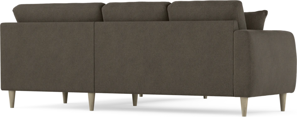 Eden - Hörnsoffa, 2+2-sits - Brun