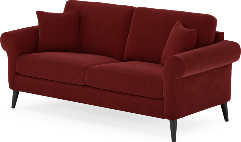 Eden - 2,5-sits soffa - Röd