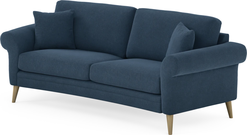 Eden - 2,5-sits soffa svängd - Blå