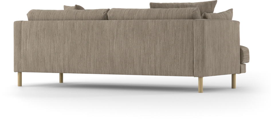 Harper - 3-sits soffa, hel dyna - Beige