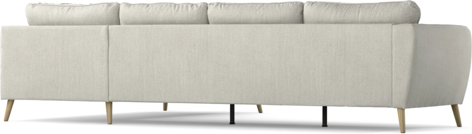 County - 3-sits soffa med divan höger - Grå