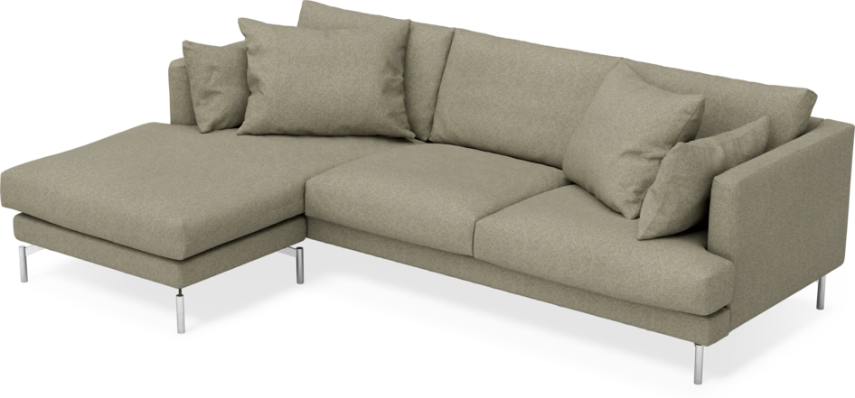 Harper - 4-sits med schäslong vänster - Beige