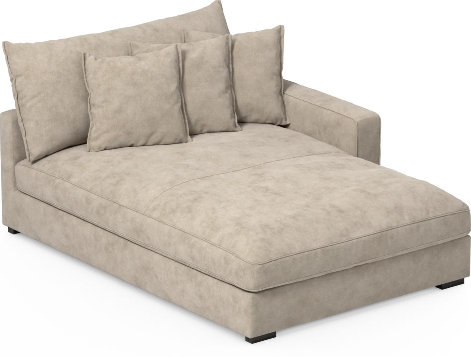 Rossi - Schäslong XL höger - Beige