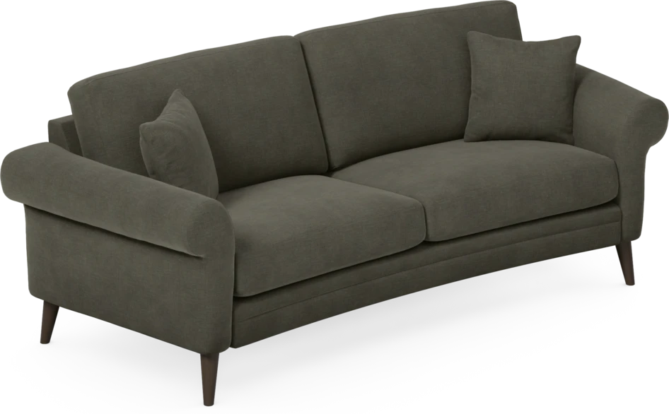 Eden - 2,5-sits soffa svängd - Grå