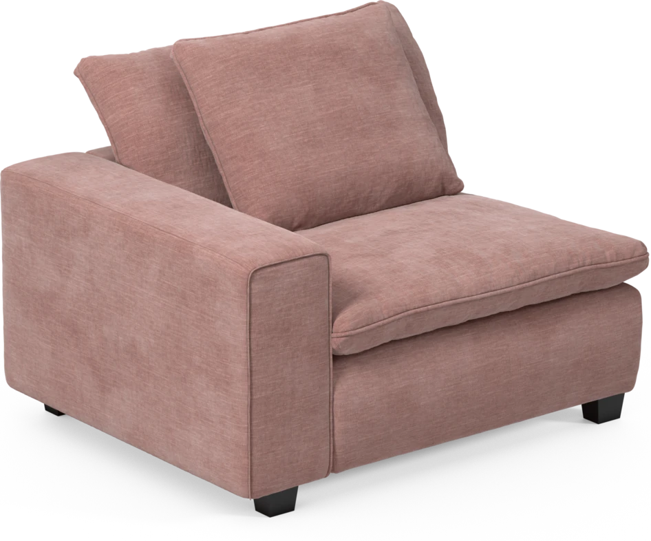 Bellora - 1-sits med armstöd vänster - Rosa