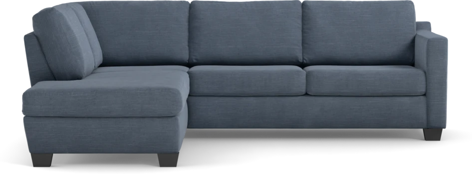 Friday - 2,5-sits soffa med divan vänster - Blå