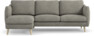 Madison Lux - 2-sits soffa med schäslong vänster - Vit
