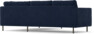 Madison Lux - 2-sits soffa med divan höger - Blå