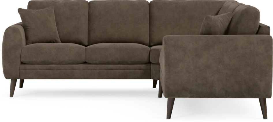 Eden - Hörnsoffa, 2+2-sits - Brun
