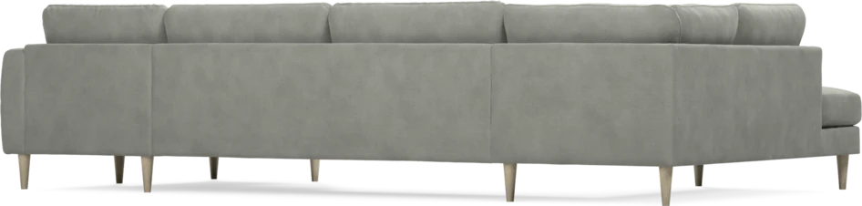 Bridge - 3-sits soffa med divan vänster och schäslong höger - Grå