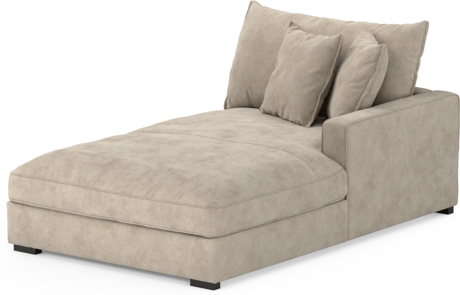 Rossi - Schäslong höger - Beige