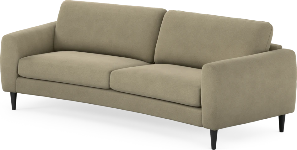 Bridge - 3-sits soffa svängd - Beige