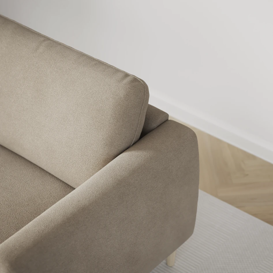 Bridge - Hörnsoffa, 2+3-sits - Beige