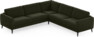Bridge - Hörnsoffa, 3+3-sits - Grön