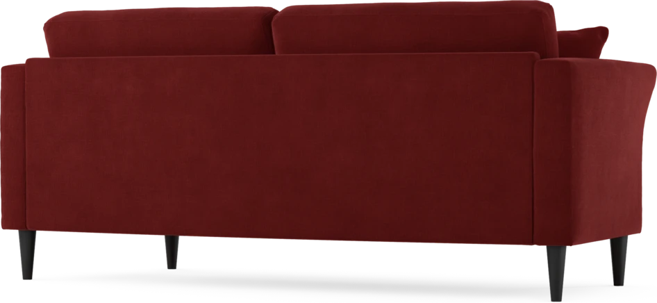 Eden - 2,5-sits soffa svängd - Röd
