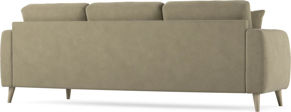Eden - 3-sits soffa svängd - Beige