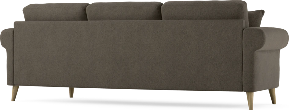 Eden - 3-sits soffa svängd - Brun