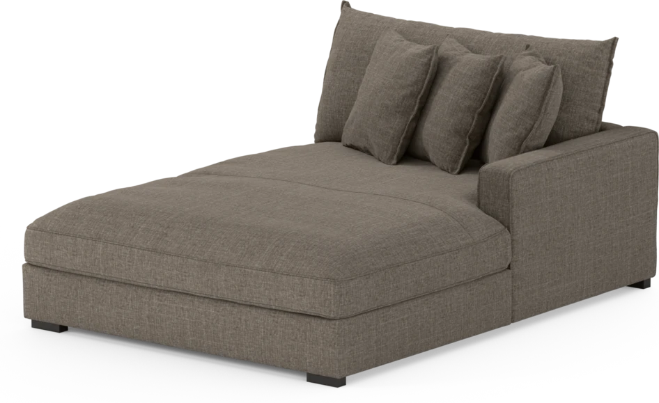 Rossi - Schäslong XL höger - Brun