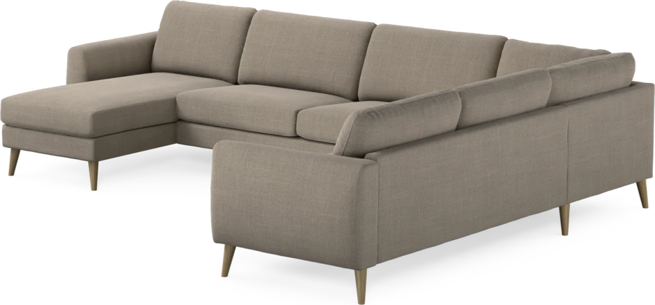 Bridge - Hörnsoffa, 3+2-sits med schäslong vänster - Beige