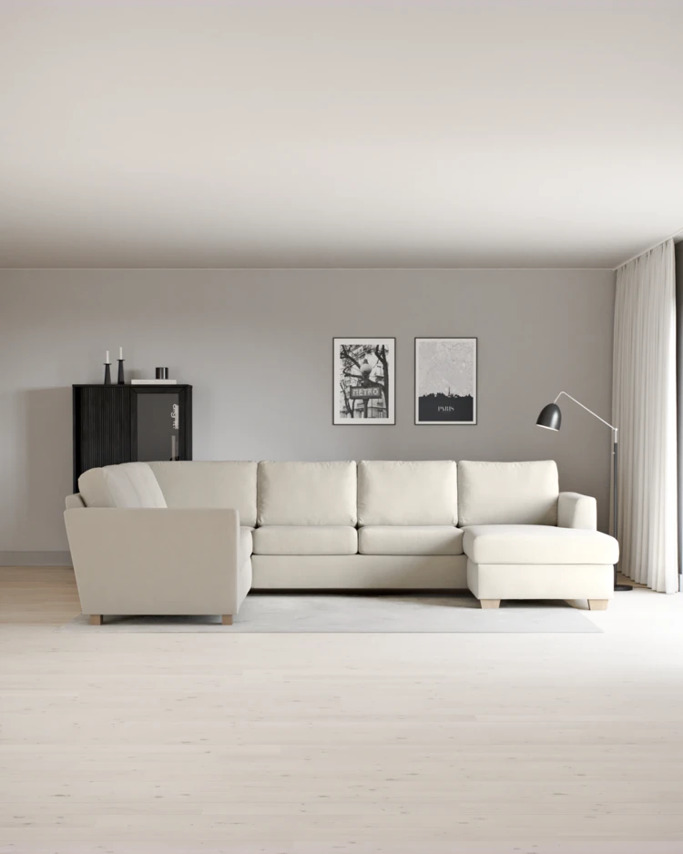 Friday - Hörnsoffa, 2+3-sits med schäslong höger - inspiration