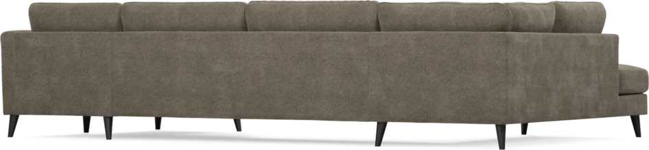 Bridge - 3-sits soffa med divan vänster och schäslong höger - Brun