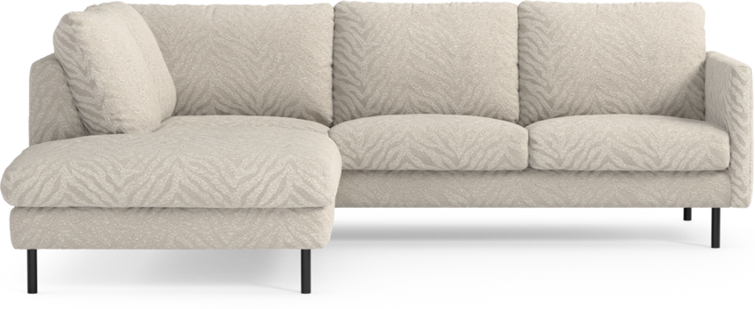 Madison Lux - 2-sits soffa med divan vänster - Vit