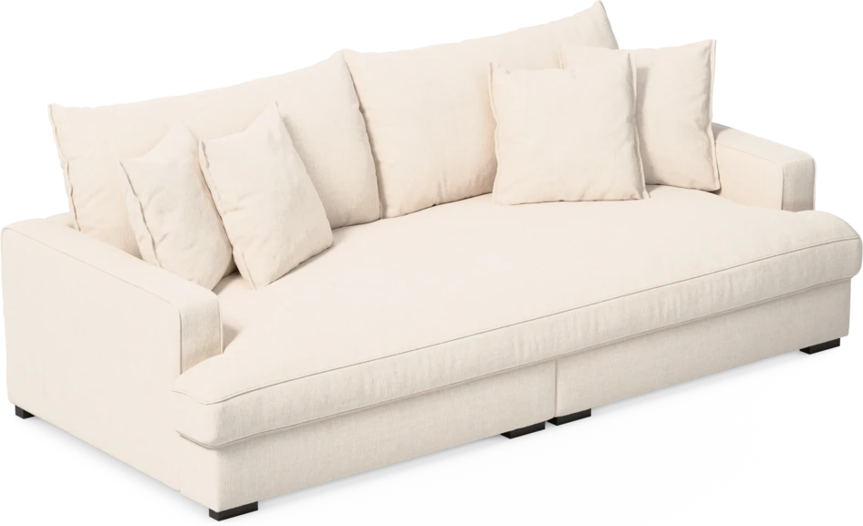 Rossi - 3-sits soffa, hel dyna - Vit