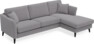 Eden - 2,5-sits soffa med schäslong - Grå