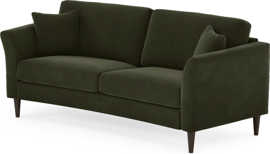 Eden - 2,5-sits soffa svängd - Grön