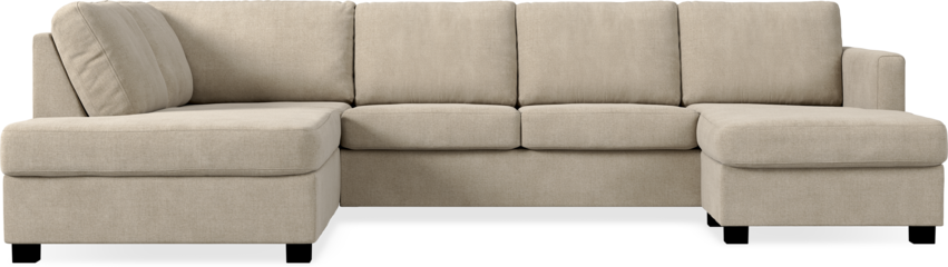 Nevada - 3-sits soffa med divan vänster och schäslong höger - Beige