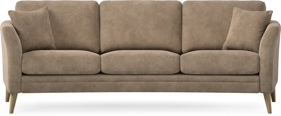 Eden - 3-sits soffa svängd - Beige