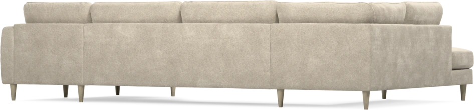Bridge - 3-sits soffa med divan vänster och schäslong höger - Beige