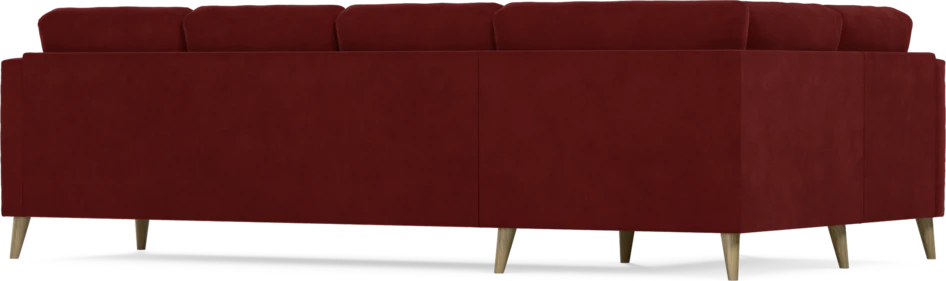 Eden - Hörnsoffa, 1+3-sits - Röd