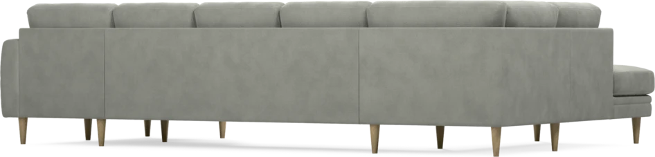 Eden - 3-sits soffa med divan vänster och schäslong höger - Grå