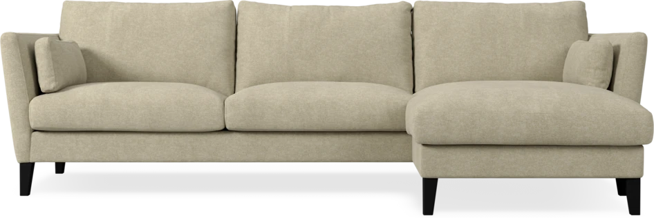 Winston - 3-sits soffa med schäslong, vändbar - Beige