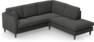 Eden - 2-sits soffa med divan - Svart