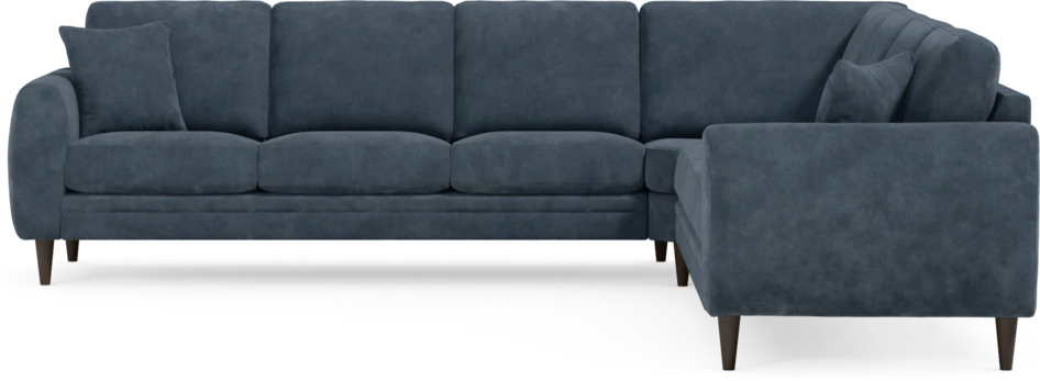 Eden - Hörnsoffa, 3+3-sits - Blå