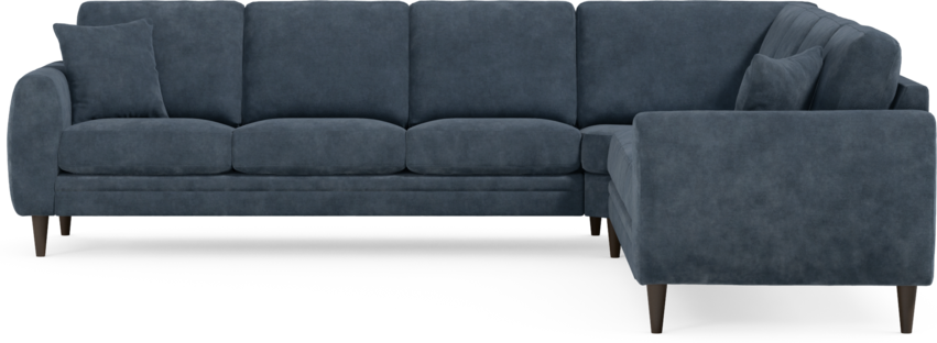 Eden - Hörnsoffa, 3+3-sits - Blå