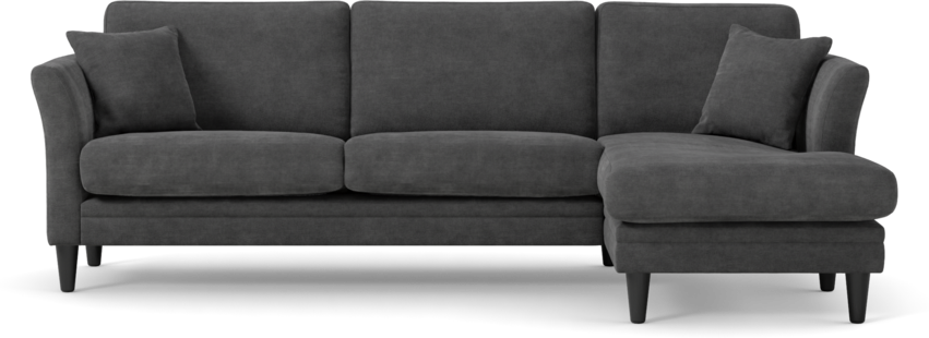 Eden - 2,5-sits soffa med schäslong - Grå