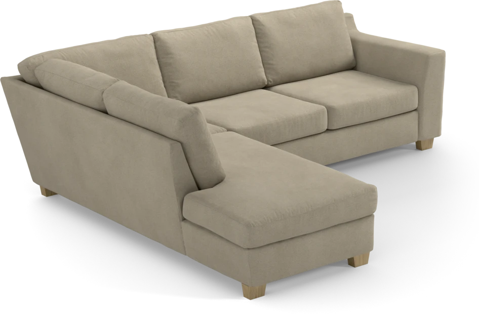 Friday - 2,5-sits soffa med divan vänster - Beige
