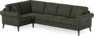 Eden - Hörnsoffa, 1+3-sits - Grön