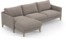 Winston - 3-sits soffa med schäslong, vändbar - Beige