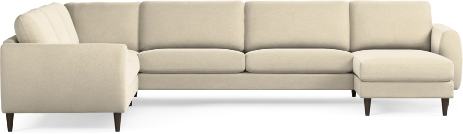 Bridge - Hörnsoffa, 2+3-sits med schäslong höger - Beige