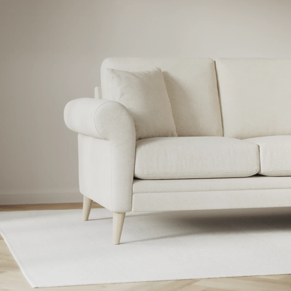 Eden - 2-sits soffa - Vit